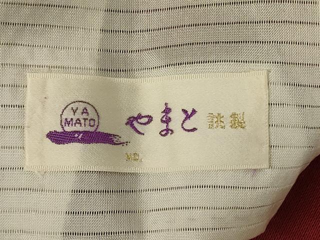 平和屋着物*夏物 小紋 紗 草花文 やまと誂製 正絹 逸品 未使用 AABJ3300jd