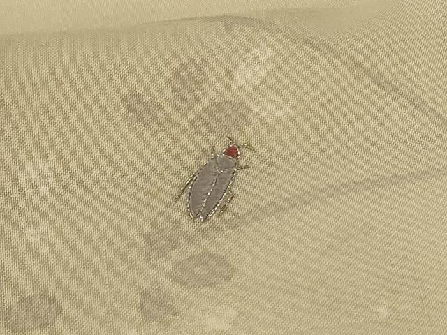 平和屋着物*夏物 訪問着 紗紬 刺繍 萩 蛍 正絹 逸品 AABJ3315jd