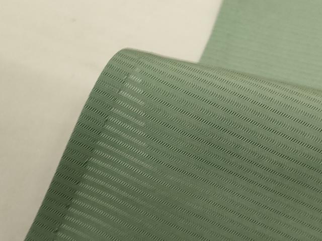 平和屋着物*夏物 色無地 絽 山葵色 正絹 逸品 AABJ3322jd
