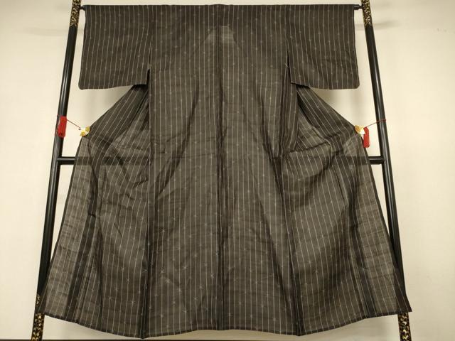 平和屋着物*夏物 上布 変わり縞 麻 逸品 未使用 AABJ3341jd