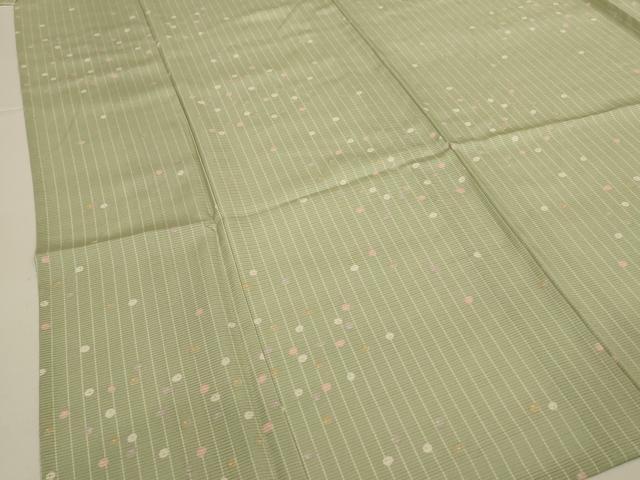 平和屋着物*夏物 小紋 絽 花丸文 ロング丈 正絹 逸品 AABJ3342jd