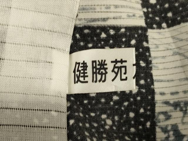 平和屋着物*夏物 小紋 絽 市松霞文 健勝苑扱い 正絹 逸品 AABJ3350jd