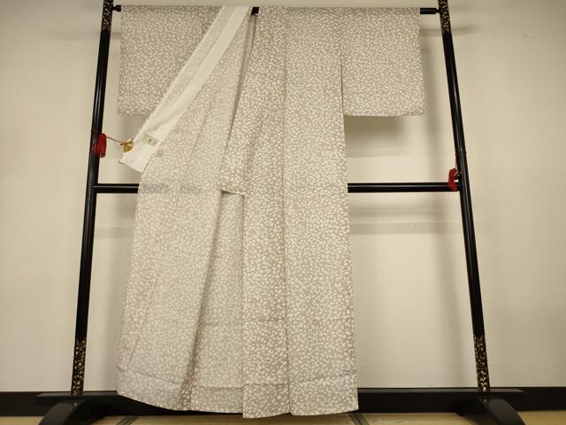 平和屋着物*夏物 小紋 絽 花づくし 洗える着物 AABJ3361jd