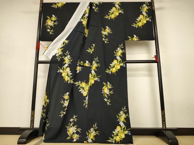 平和屋着物*夏物 小紋 成り物 やまと 洗える着物 AABJ3373jd