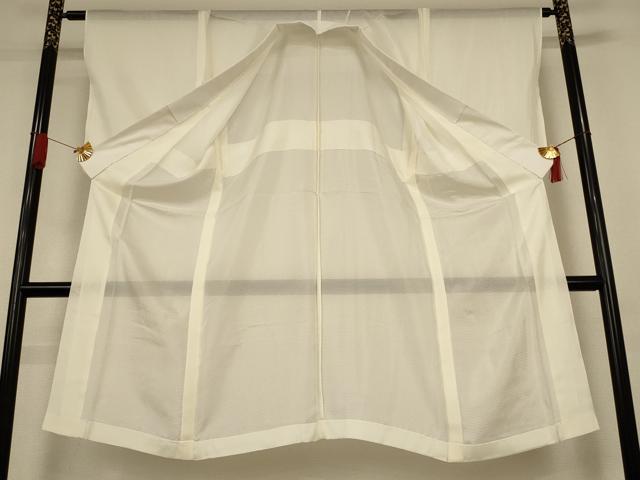 平和屋着物*夏物 長襦袢 絽 鳥の子色 正絹 逸品 AABJ3381jd