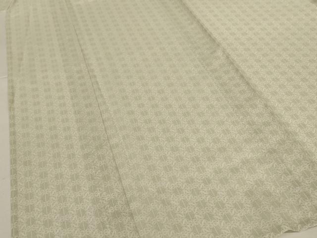 平和屋着物*夏物 小紋 絽 花菱文 洗える着物 AABJ3401jd