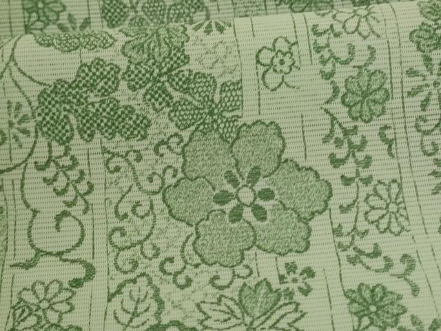 平和屋着物*夏物 小紋 絽 花間道 暈し染め 洗える着物 AABJ3409jd