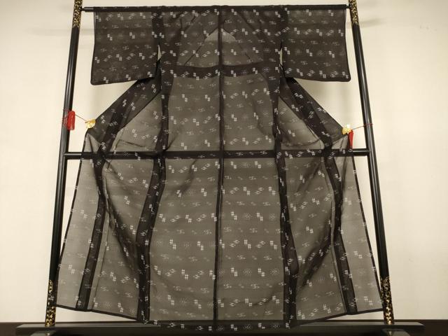 平和屋着物*夏物 本場琉球絣 夏琉球 正絹 逸品 AABJ3416jd