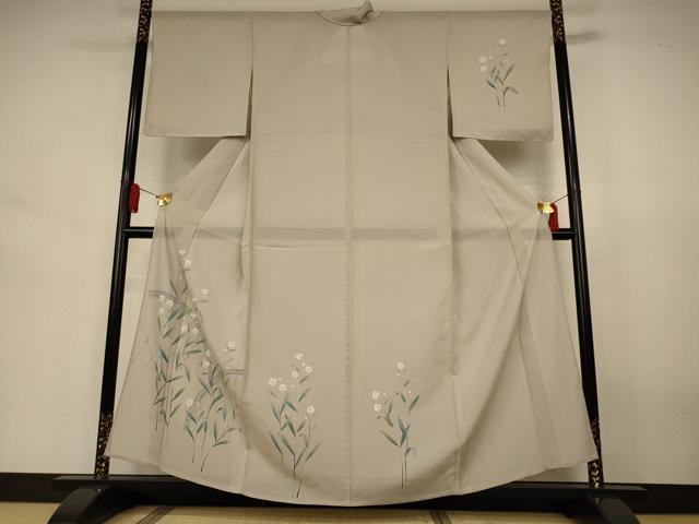 平和屋着物*夏物 訪問着 絽 草花文 正絹 逸品 AABJ3431jd