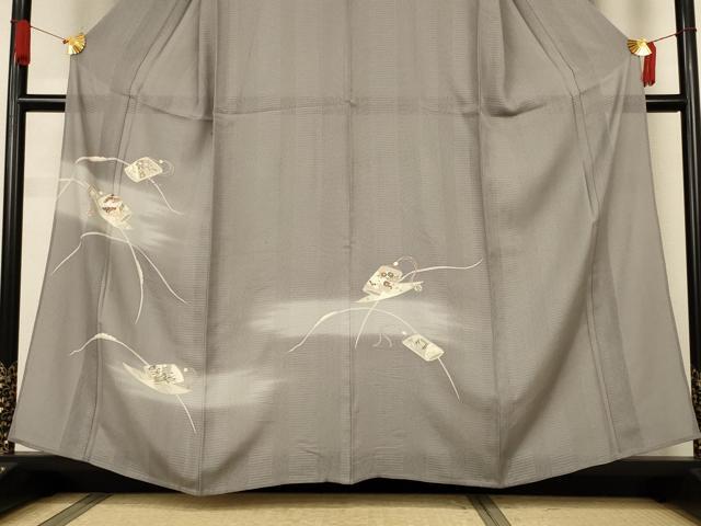 平和屋着物*夏物 訪問着 変わり絽 器物花文 正絹 逸品 AABJ3436jd