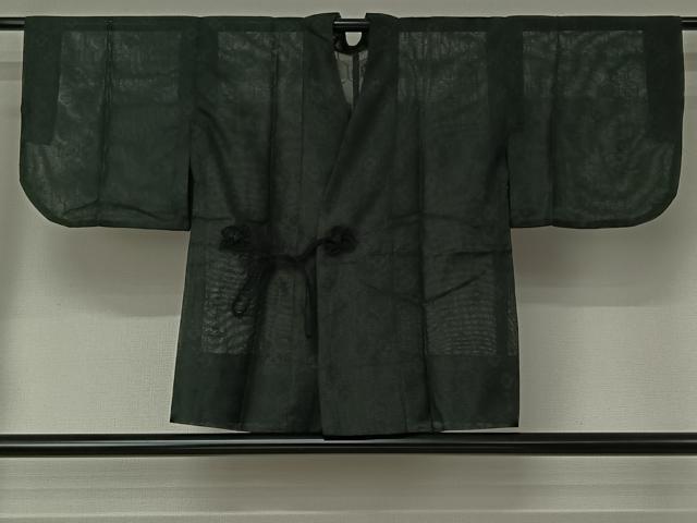 平和屋着物▽道中着 スリーシーズン 春夏秋 塵除け 亀甲花文 洗える着物 AABJ3445jh
