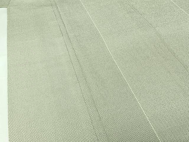 平和屋着物▽本塩沢 単衣 110亀甲 蚊絣 正絹 逸品 AABJ3496jh