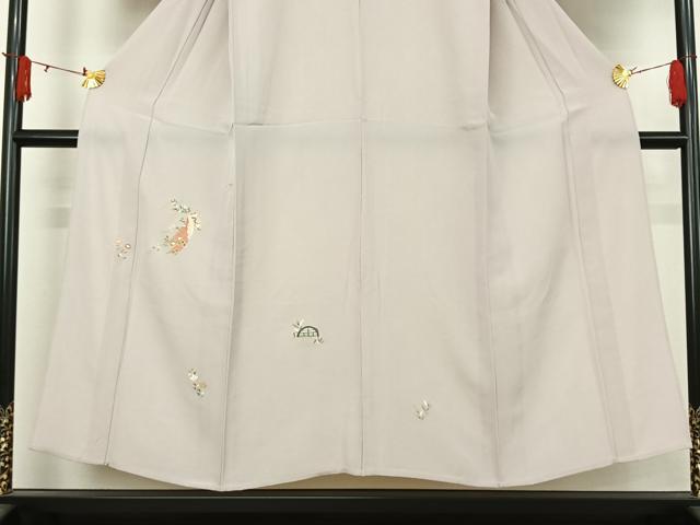 平和屋着物▽訪問着 単衣 短冊花文 金彩 正絹 逸品 AABJ3529jh
