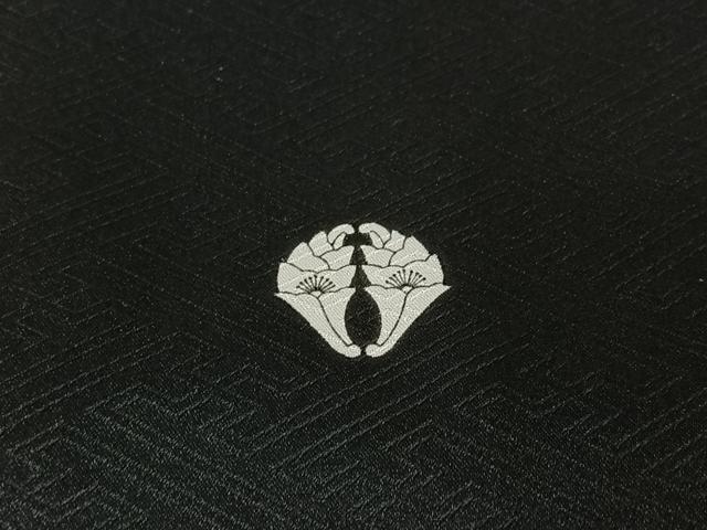 平和屋着物▽黒留袖 単衣 竜田川文 金彩 洗える着物 AABJ3557jh