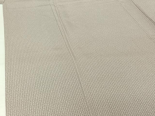 平和屋着物▽江戸小紋 単衣 縞 ますいわ屋扱い 反端付き 正絹 逸品 AABJ3559jh