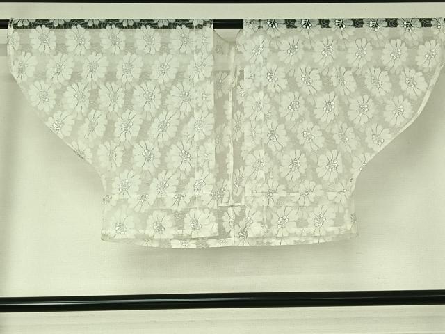 平和屋着物▽羽織 スリーシーズン 春夏秋 塵除け 舞花文 銀糸 洗える着物 AABJ3582jh