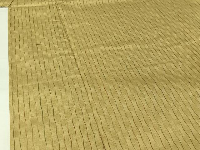 平和屋着物▽上質な紬 単衣 立涌文 正絹 逸品 AABJ3621jh