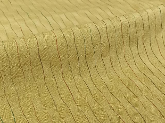 平和屋着物▽上質な紬 単衣 立涌文 正絹 逸品 AABJ3621jh