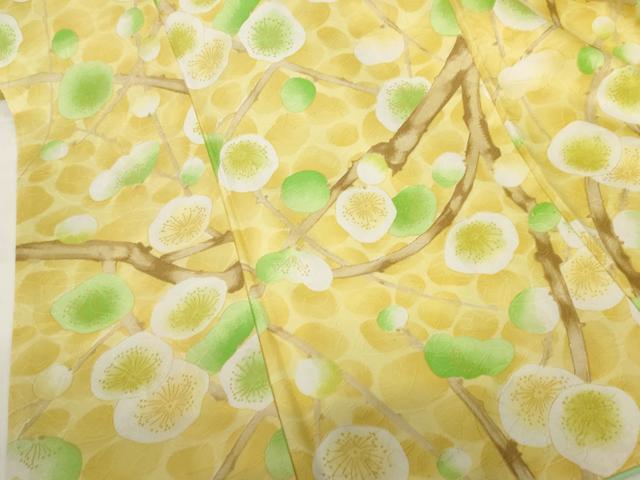平和屋着物■小紋 枝梅 洗える着物 AABJ3661br