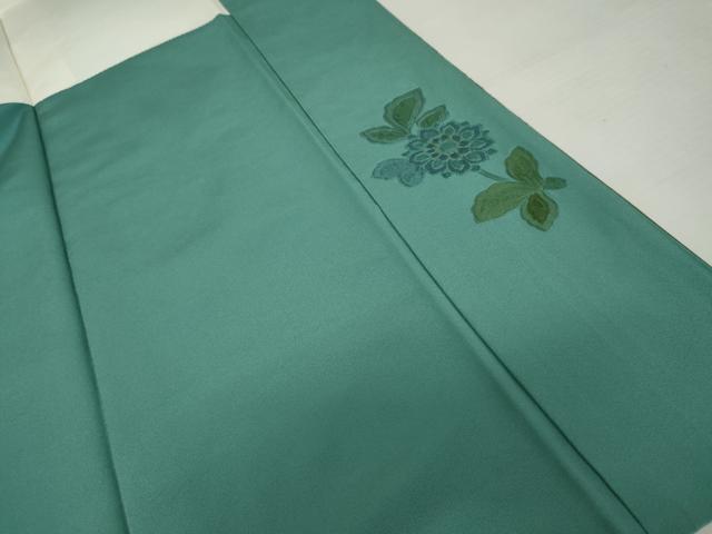 平和屋着物●中国三大刺繍 汕頭刺繍 スワトウ刺繍 相良刺繍 総刺繍 訪問着 孔雀更紗花文 暈し染め 金糸 正絹 逸品 AABJ3692cs