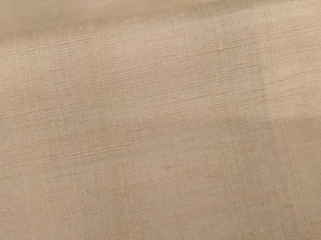 平和屋着物●紅花紬 米沢 新田英行 新田間道 証紙付き 正絹 逸品 未使用 AABJ3720cs