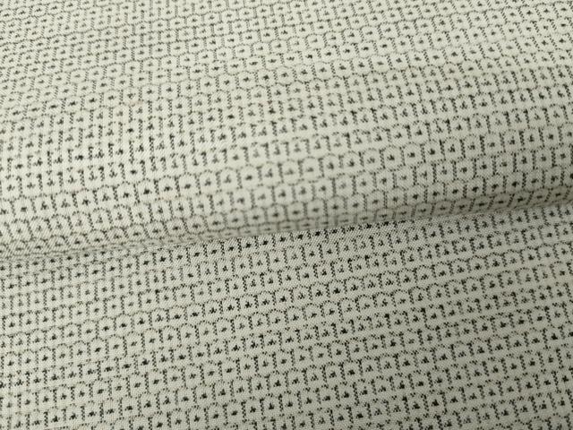 平和屋着物●男性 本場大島紬 白大島 アンサンブル 100亀甲 総詰 正絹 逸品 AABJ3723cs