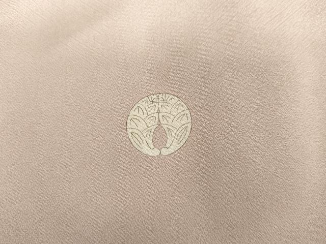 平和屋着物●銀座きしや 色留袖 駒刺繍 枝花文 金糸 金彩 たとう紙付き 正絹 逸品 AABJ3724cs