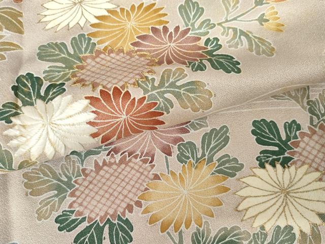平和屋着物●訪問着 刺繍 流水松竹梅文 金糸 金彩 ますいわ屋扱い 正絹 逸品 AABJ3741cs