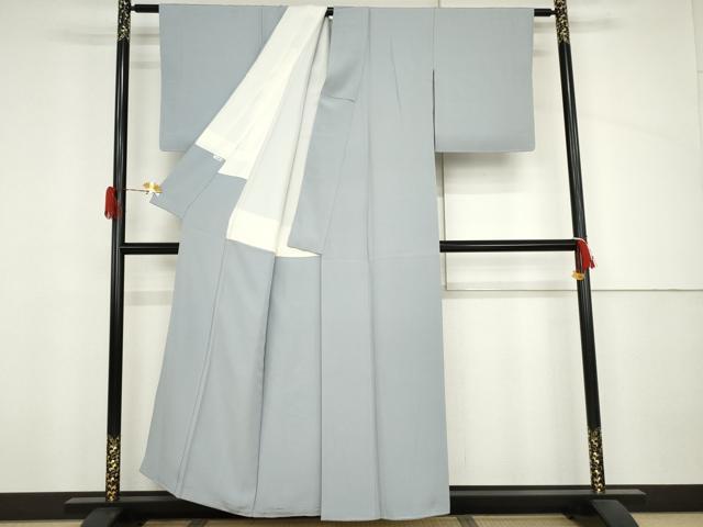 平和屋着物●上質な色無地 淡藤色 正絹 逸品 AABJ3759cs