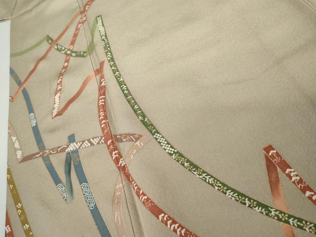 平和屋着物●豪華色留袖 蔓帯文 金彩 正絹 逸品 AABJ3827cs