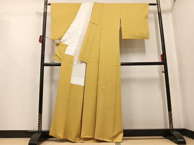 平和屋着物●訪問着 刺繍 草花文 正絹 逸品 AABJ3846ph
