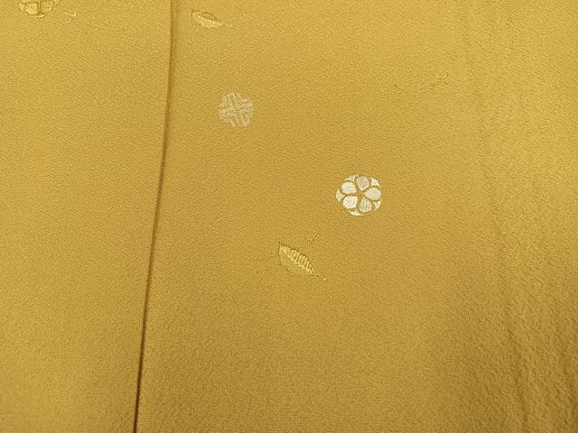 平和屋着物●訪問着 刺繍 草花文 正絹 逸品 AABJ3846ph