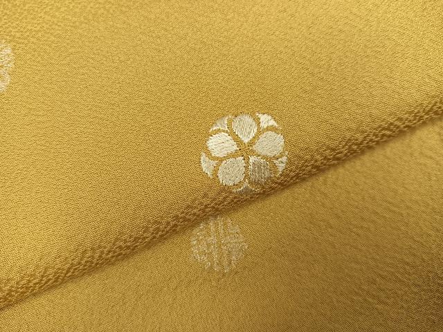 平和屋着物●訪問着 刺繍 草花文 正絹 逸品 AABJ3846ph