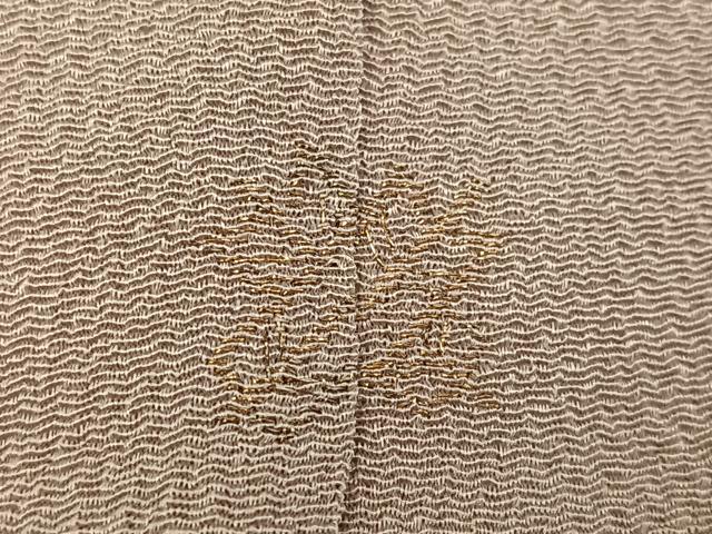 平和屋着物●訪問着 駒刺繍 草花文 金糸 鬼しぼ縮緬 正絹 逸品 AABJ3855ph