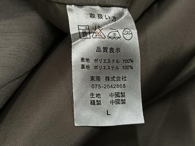 平和屋着物●男性 色無地 銀鼠色 洗える着物 AABJ3872ph