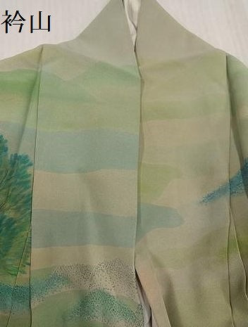 平和屋着物●訪問着 作家物 童子風景文 正絹 逸品 AABJ3892ph