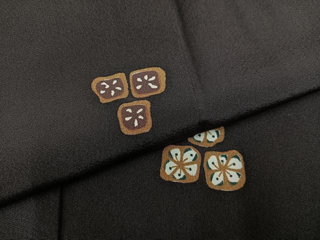 平和屋着物●上質な小紋 花尽くし 正絹 逸品 AABJ3906ph