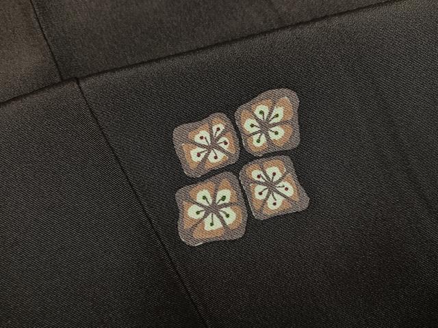 平和屋着物●上質な小紋 花尽くし 正絹 逸品 AABJ3906ph
