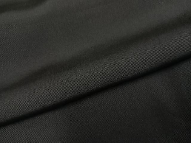 平和屋着物●男性 黒紋付・羽織セット 正絹 逸品 AABJ3959ph