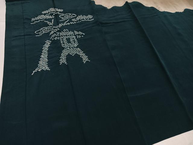 平和屋着物●男性 長襦袢 袷 絞り 風景文 暈し染め 正絹 逸品 AABJ3964ph