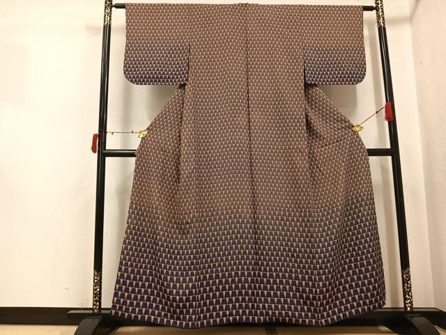 平和屋着物●訪問着 幾何学文様 正絹 逸品 AABJ3975ph