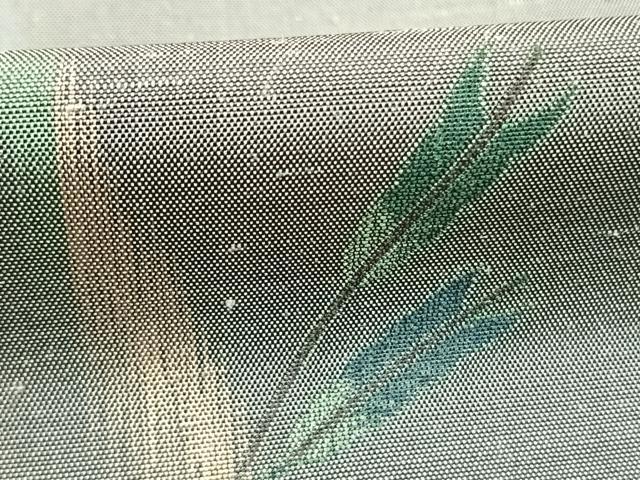 平和屋着物●上質な紬 矢羽文 正絹 逸品 未使用 AABJ4028fy
