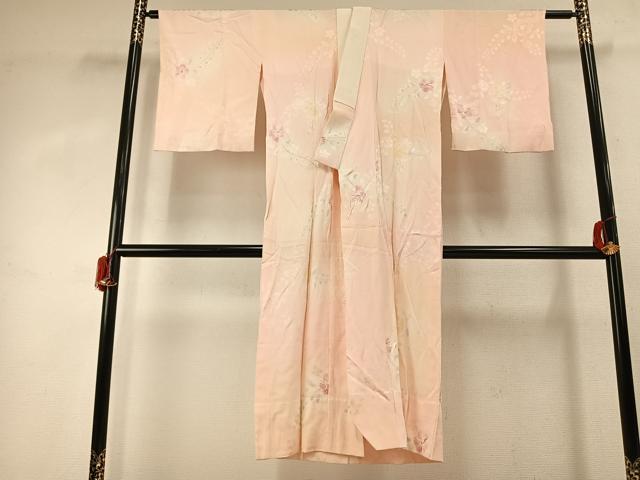 平和屋着物●長襦袢 無双仕立て 絞り 辻が花 暈し染め 正絹 逸品 AABJ4046fy