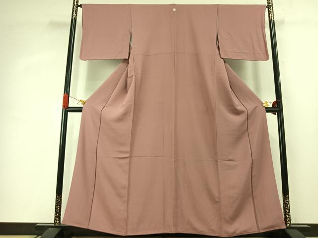 平和屋着物●上質な色無地 鴇浅葱色 正絹 逸品 未使用 AABJ4063fy