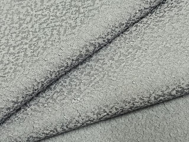 平和屋着物●上質な色無地 紋意匠 薄鼠色 正絹 逸品 未使用 AABJ4071fy