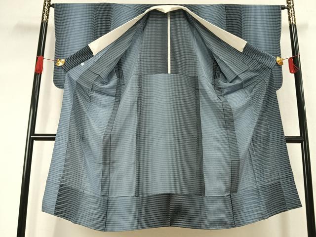 平和屋着物●長襦袢 無双仕立て 格子 正絹 逸品 AABJ4076fy