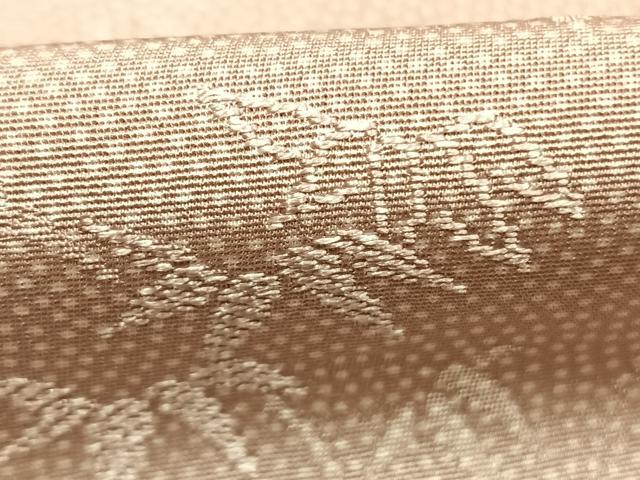平和屋着物●江戸小紋 総刺繍 竹 正絹 逸品 未使用 AABJ4119fy