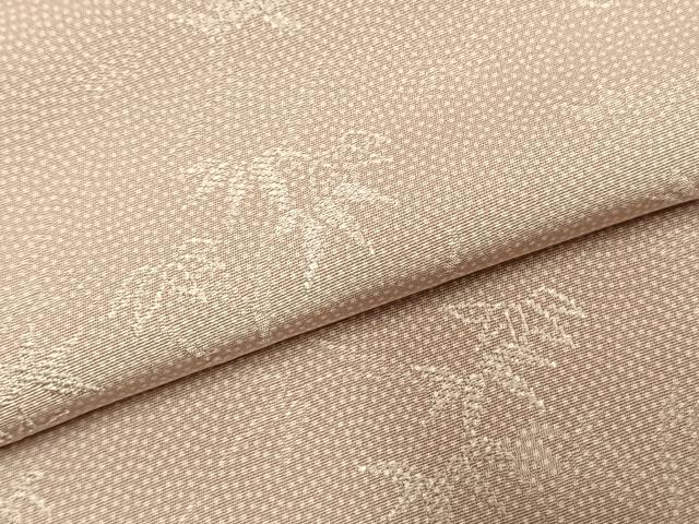 平和屋着物●江戸小紋 総刺繍 竹 正絹 逸品 未使用 AABJ4119fy