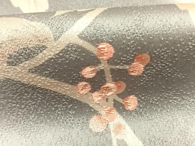 平和屋着物●訪問着 刺繍 南天文 暈し染め 正絹 逸品 AABJ4142fy