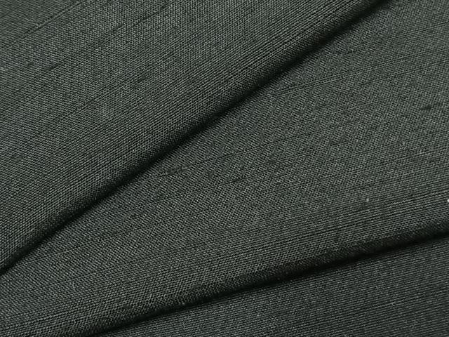 平和屋着物●男性 紬 アンサンブル 高麗納戸色 キングサイズ 正絹 逸品 AABJ4148fy